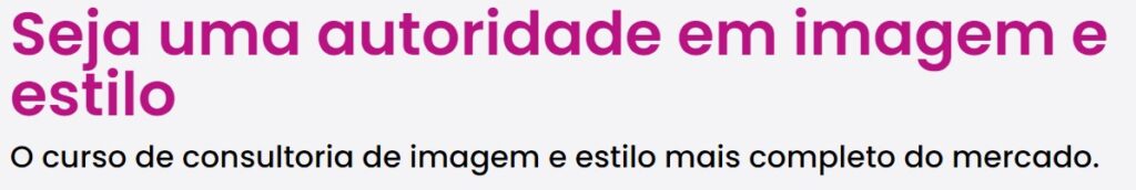 formula estilo e imagem