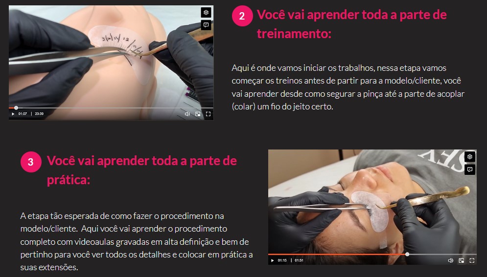 curso viver de cilios