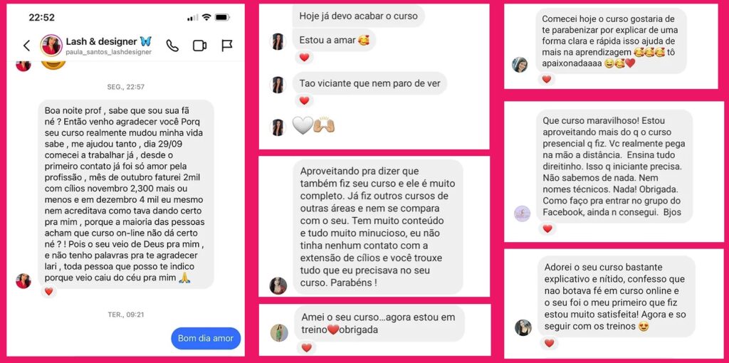 curso viver de cilios